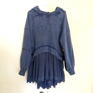 Free People Sweatshirt Tunic Dress